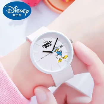 Оригинальные Женские Повседневные часы Disney с мультфильмом 