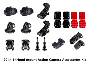 Комплект аксессуаров для крепления штатива limitX 20 в 1 для Видеокамеры XIAOMI Mijia Panoramic 360 Camera / Xiaomi Mijia Mini 4K Action Cam