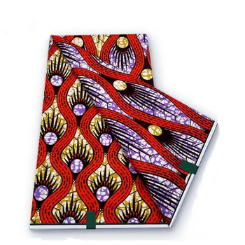 Восковая ткань Анкары 2023 Высококачественная ткань с африканским восковым принтом, 100% хлопок, Мягкий Африканский Гарантированный Настоящий воск для платьев
