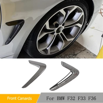Крышка воздухозаборника бокового крыла автомобиля для BMW 4 Серии F32 F33 F36 2014-2019 Вентиляционное отверстие, Накладка на крыло, Наклейка Dry Carbon