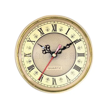 Новые классические часы диаметром 130 мм, Кварцевый механизм, Вставка Римских цифр, светло-золотой циферблат, Золотая отделка, Аксессуары для часов своими руками