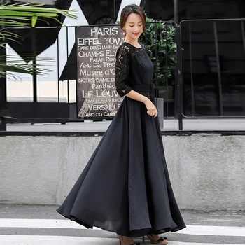 DEOXDMZI Черное весеннее платье 2023, Новое летнее платье, весенняя мода, облегающее, тонкое, кружевное Летнее платье, Модное женское платье