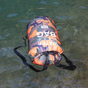 Женская водонепроницаемая спортивная сумка Принадлежности для плавания Туристическое снаряжение 20л 30 литров Рюкзак для треккинга по сухой реке Мужской