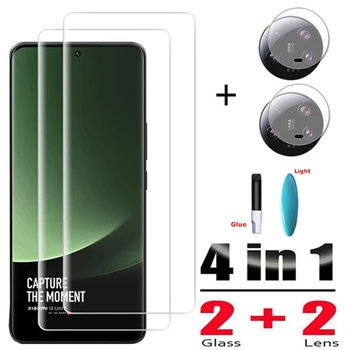 4в1 УФ Закаленное Стекло Для Xiaomi 13 Ultra Screen Protector Объектив Камеры Защитная Пленка для xiaomi 13 13pro 13lite 13ultra Glass