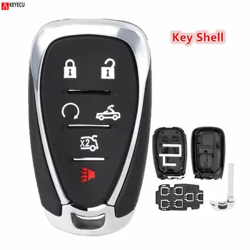 KEYECU Smart Remote Key Case Shell Замена 6 кнопок для Chevrolet Camaro 2016 2017 2018 2019 2020 2021