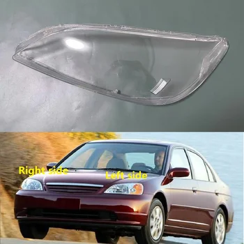 Крышка фары автомобиля для Honda Civic 2003 2004 2005 Пластиковая линза фары, прозрачный абажур, заменяющий оригинальное стекло