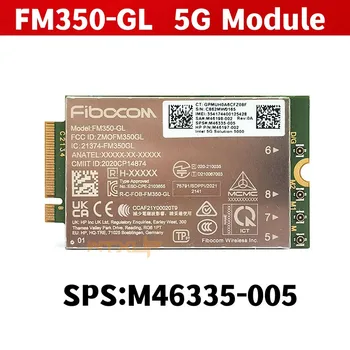 Модуль Fibocom FM350-GL 5G M.2 для ноутбука HP X360 830 840 850 G7 5G LTE WCDMA 4x4 MIMO GNSS модуль