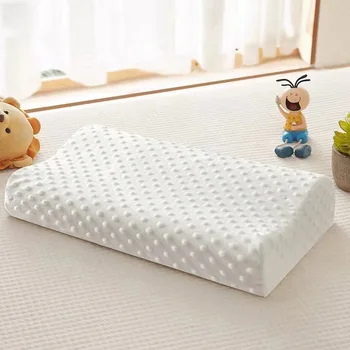 латексная подушка размером 30x50 см, постельные принадлежности для массажа шейки матки, защита шеи, Латексная подушка для шеи, волокно с медленным отскоком, пена с эффектом памяти