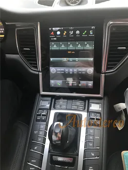 Android11 128G Вертикальная Автомобильная GPS-Навигация Tesla Для Porsche Macan 4.0 2017-2019 Авто Стерео Радио Головное устройство Мультимедийный плеер